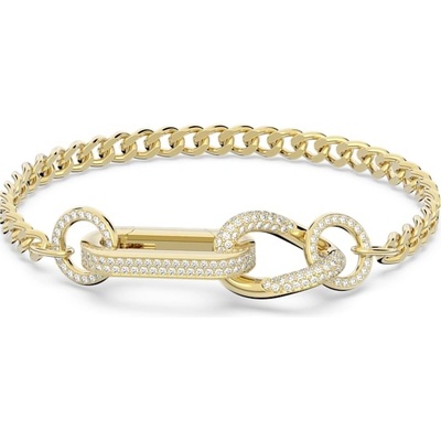 Swarovski Slušivý náramek se Swarovski krystaly Dextera 5636739 21,5 cm - XL