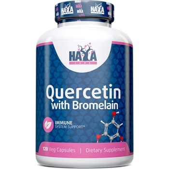 Haya Labs Quercetin with Bromelain, 120 капсули, Haya Labs