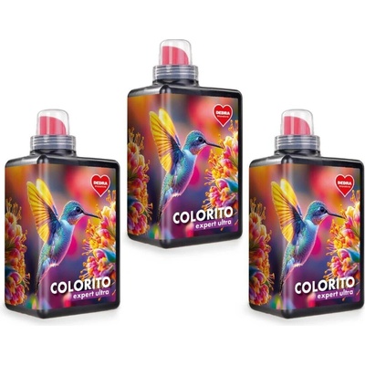 COLORITO Prací gel na barevné prádlo s ochranou barev EXPERT ULTRA 3 x 90 praní