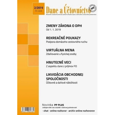 Dane a účtovníctvo 22019