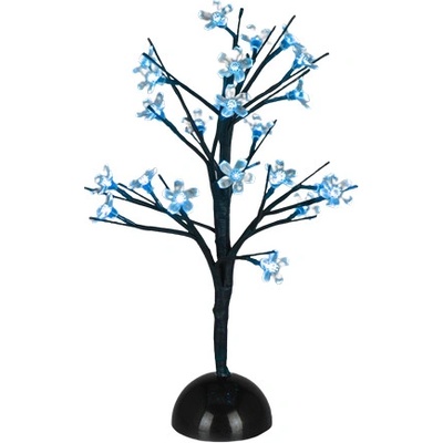 ACA DECOR LED dekoračné stromček 45 cm na batérie 3xAA modrá farba 25 LED