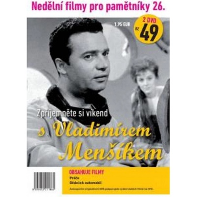 Nedělní filmy pro pamětníky 26. - Vladimír Menšík DVD