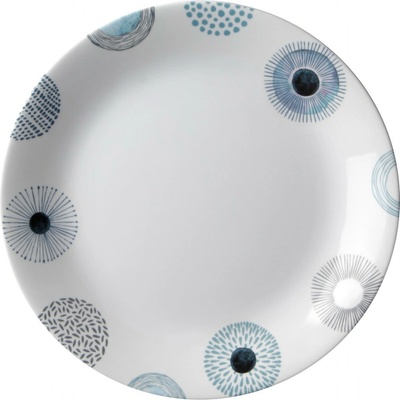 Talíř Brunner Dinner plate ø 25 cm White bílá/modrá