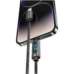 USAMS Кабел USAMS M2 Lightning 30W 1, 2m Zinc Alloy Fast Charging Meteor Seri (Usa001525)