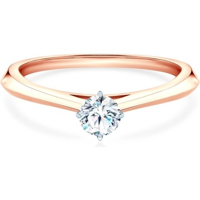 Savicki Zásnubný prsteň The Light dvojfarebné zlato diamant DL R1 3 RB