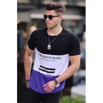 Madmext Мъжка тениска 3071 - Черна 285663 (285663_Черно)