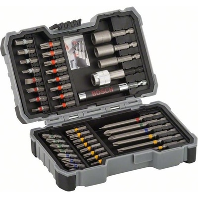 Bosch Комплект битове и накрайници Bosch - Extra Hard, 43 части, 6/8/10 mm (2607017561)