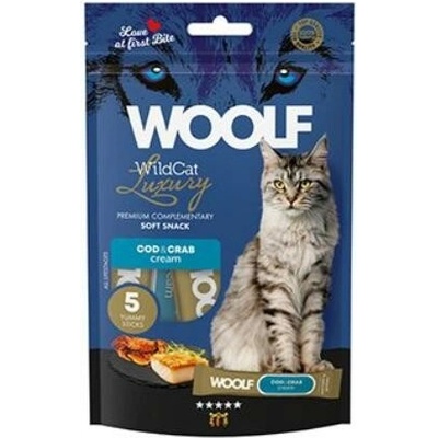 WOOLF WildCat Cream Luxury Cod&Crab 5 x 14 g