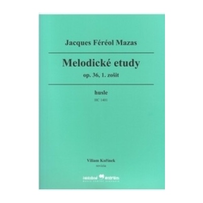 Melodické etudy, op. 36, 1. zošit