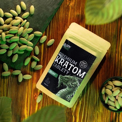 Plody Země Kratom nano premium Green Zelený 1 kg – Zboží Dáma