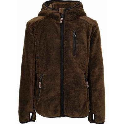 Hubertus Pirin fleece mikina dětská hnědá