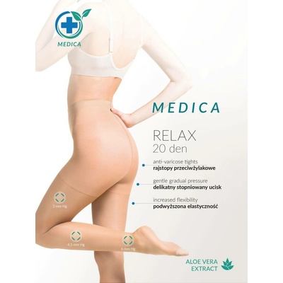 Gabriella Punčochové kalhoty Medica Relax 20 DEN Code 110 béžová