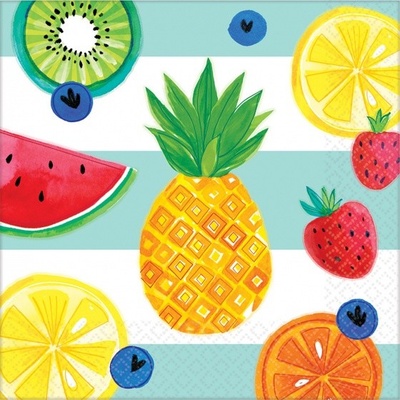 Amscan Hello Summer ubrousky 16ks 33x33cm