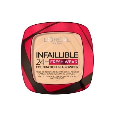 L'Oréal Infaillible 24H Fresh Wear Foundation In A Powder дълготраен прахообразен фон дьо тен 9 g нюанс 040 Cashmere