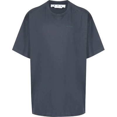 OFF-WHITE Rubber Diagonals Oversized T-Shirt Washed Black