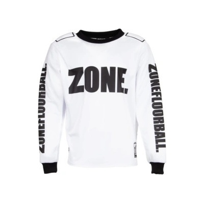 Zone floorball Goalie sweater UPGRADE SW white/black
