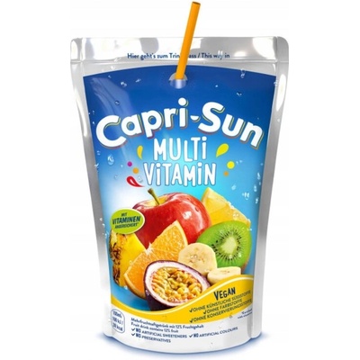 Capri-Sun Multivitamín pasterizovaný ovocný nápoj 200 ml