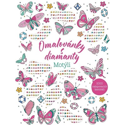 Omalovánky s diamanty Motýli Kolektiv