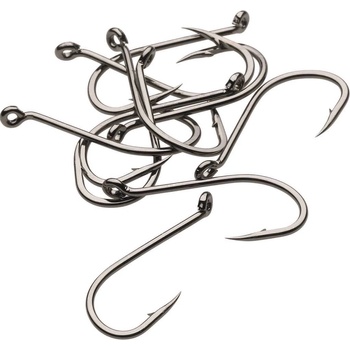 Kinetic Short Shank Single Hook Black vel.2 8 ks