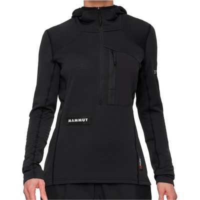 MAMMUT Дамски поларен пуловер Mammut Women's Eiger Nordwand Advanced FL Half Zip Fleece jumper - Black - размер XL (105-6755-0115)