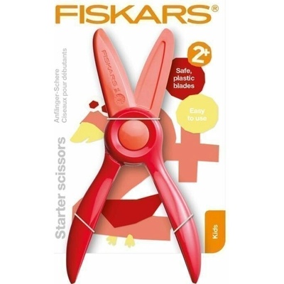 FISKARS Starter První nůžky - červené FISKARS 1064065 – Sleviste.cz