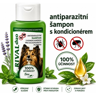 BEA natur Šampon antiparazitní Bea Rival dog 220 ml
