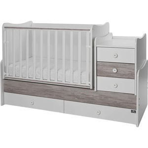 Lorelli Легло Lorelli - Maxi Plus, 3Box, 70 х 160 cm, бяло/арт (10150580043P) - baby