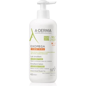 A-Derma Exomega Control Emollient Lotion тоалетно мляко за тяло против възпаление и сърбеж 400ml