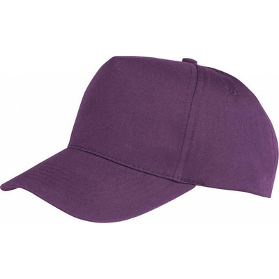 Result Headwear 5-panelová Boston Fialová