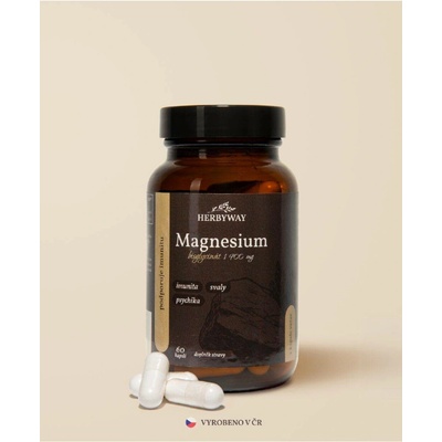 Herbs Energy Magnesium Hořčík Bisglycinát 3 x 60 kapslí