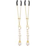 Taboom Nipple Play Tweezers With Pearls Gold