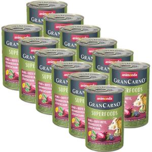 Animonda GranCarno Superfoods - говеждо + червено цвекло 12 x 400г