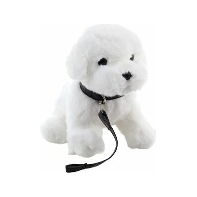 Eco-Friendly Maltézsky psík s vodítkom 22 cm