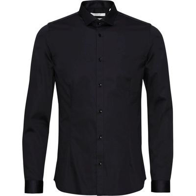 JACK & JONES Риза 'Parma' черно, размер XXL