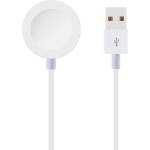 OBAL:ME Безжично зарядно Obal-Me за Apple Watch USB-A, бял (OMAW25AWH)