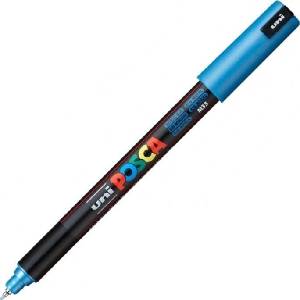 uni PC-1MR Химикалка 0, 7 мм M33 Metallic Blue 1 бр (60.1294)