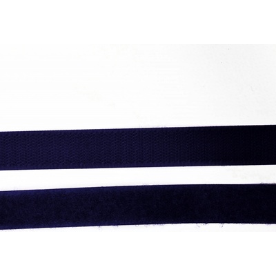 Pro Háčkování Suchý zip, 20 mm, komplet námořnická modř