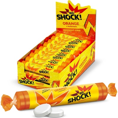 Big Shock! Orange Hroznový cukr, 27 ks