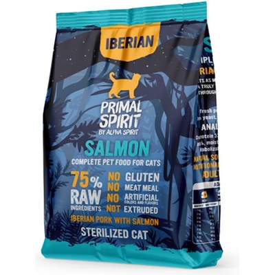 Primal spirit Cat 75 % Иберийска сьомга 1 кг