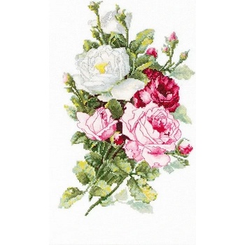 Luca-S Букет от рози - гоблен със схема bА22855