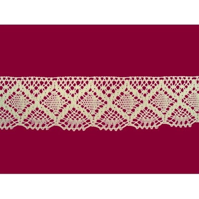 Bavlněná paličkovaná krajka 2078/72mm ecru/5m