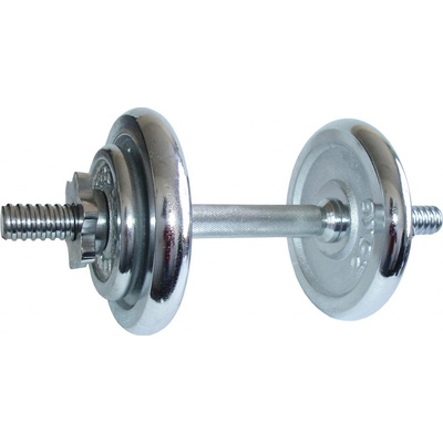 KUBIsport 05-CBCH85K Činka nakladacia, jednoručná 8,5 kg - chrómované kotúče