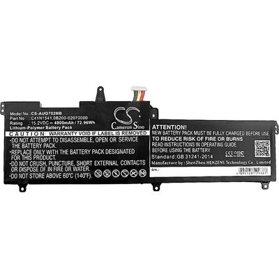 Cameron Sino Батерия за лаптоп ASUS GL702 C41N1541 LiPo 15.2V 4800mAh CAMERON SINO (CS-AUG702NB)