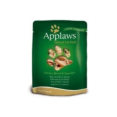 Applaws Chicken with Asparagus in Broth - Пиле с аспержи в бульон 70gr