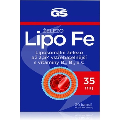 GS Železo Lipo Fe 30 kapslí