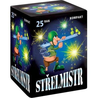 Kompaktní ohňostroj Střelmistr 25 ran