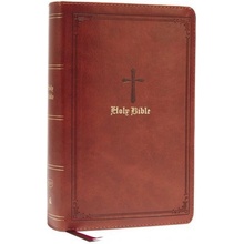 Kjv, Personal Size Large Print Single-Column Reference Bible, Leathersoft, Brown, Red Letter, Comfort Print: Holy Bible, King James Version