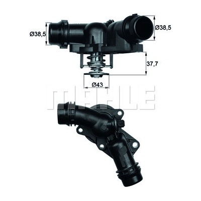 TM1397 MAHLE Termostat, chladivo