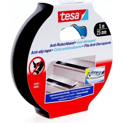 Tesa tape 55587 Páska protišmyková 25 mm x 5 m čierna