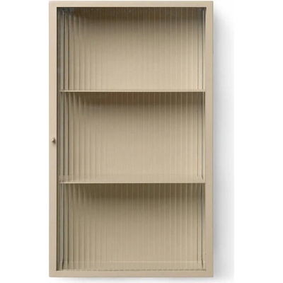 Ferm Living Skrinka Haze Reeded glass, cashmere